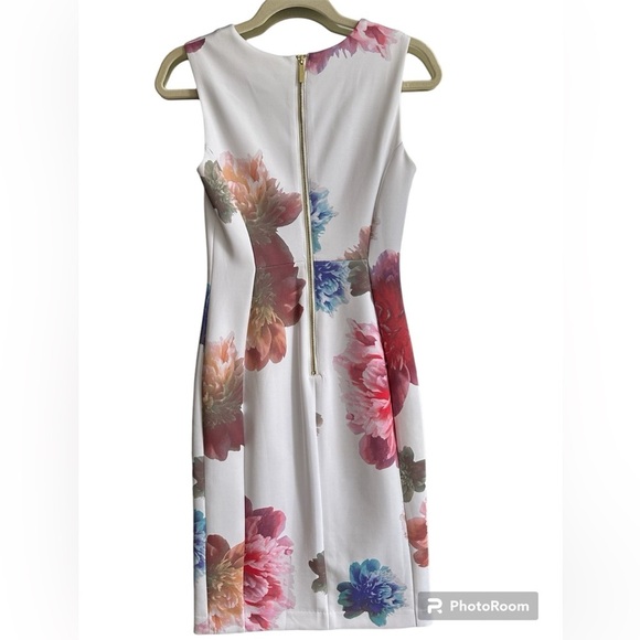 Calvin Klein Floral Dress Size 2 - Picture 4 of 6
